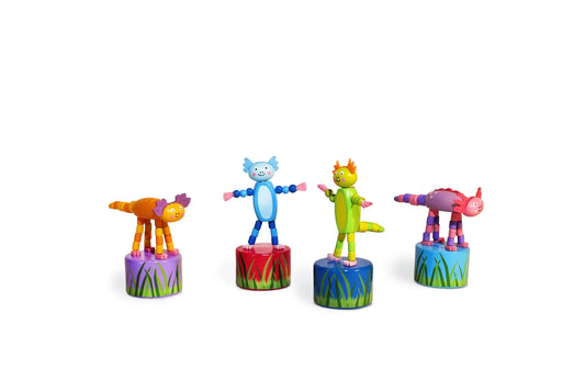 Axolotl Push Puppets